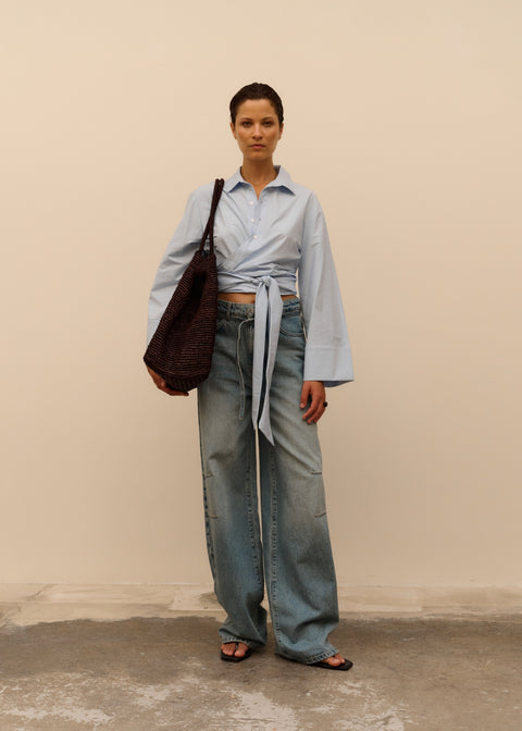 Macy'CL wrap shirt